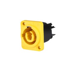 IP65 Plastic Screw Led Screen Square Socket 3 Pole Lockable