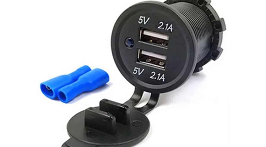 Revolutionize Your Vehicle's Charging Experience with the 12-24V 4.2A High Current Dual USB Automotive Connector