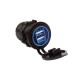 12-24V Automotive Modification 4.2A Dual-Ring USB Car Charger