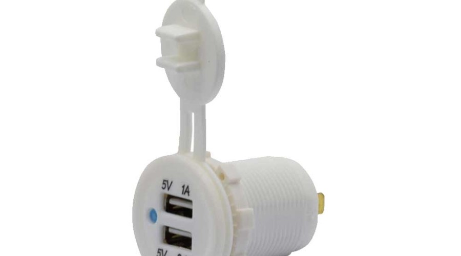 Automotive Connector: The 12V-24V RV Marine Dual USB Charger