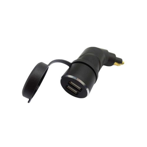 European Standard Car Charger for 12-24V Automotive and Motorcycle Power Cigarette Lighter Socket with 4.2A Dual USB Charger