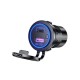 Fast Charging PD+QC3.0 with Switch Button Waterproof Automotive Motorcycle Marine Modified Charger