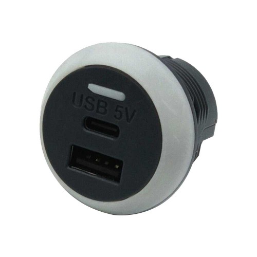 USB 5V Charger with PD+QC3.0 for Modified Buses RVs and Boats Vehicle-mounted Charger