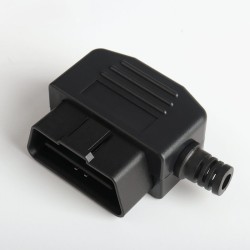 Automobile Male OBD2 16 Pin Connector Plug Shell OBD Plug J1962M