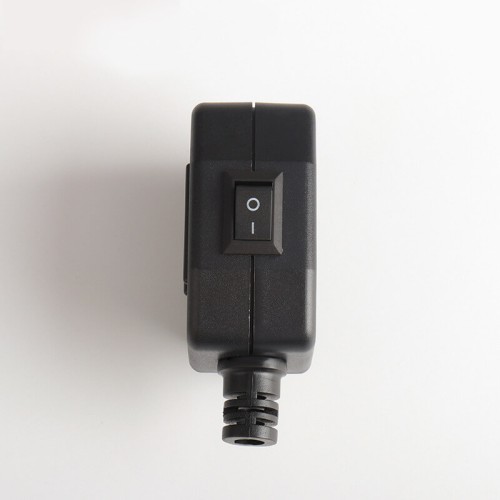 Automobile OBD2 16 Pin Male connector OBD Shell Plug+Shell+Sr+Power Button+Screw Diagnostic