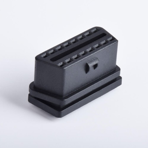 Automobile OBD2 Female Connector Overmolded OBD Plug Diagnostic Interface 16 Pin