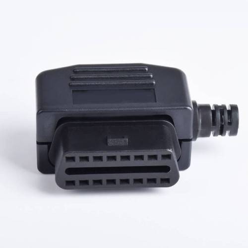 Automobile OBD2 Female Diagnostic 16 Pin Interface OBD Plug OBD2 Shell Assembled