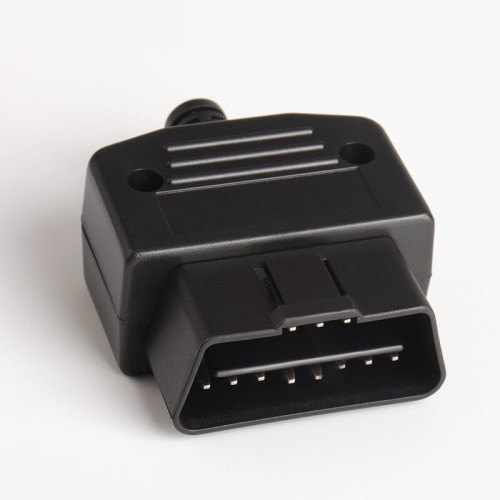 Automobile OBD2 Male Connector Plug+ Shell +Screw OBD Plug J1962M 16 Pin