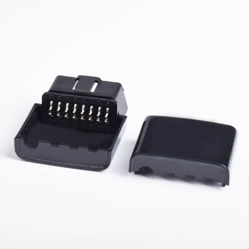 Automobile OBD2 Male Plug Gps Shell Assembled 16 Pin