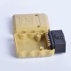 J1962M Automobile OBD2 Male OBD 16 Pin Connector Gold Plated 90°Male 12V