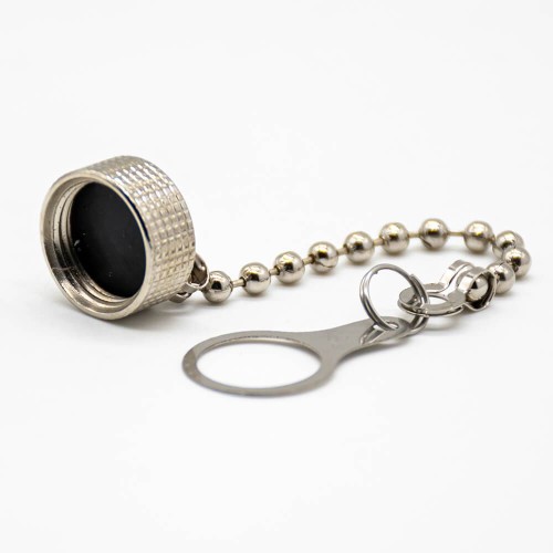 Metal Dust Cap Covers GX12 With Chain