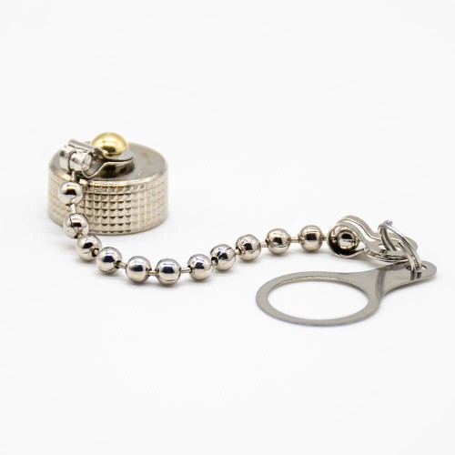 Metal Dust Cap Covers GX12 With Chain