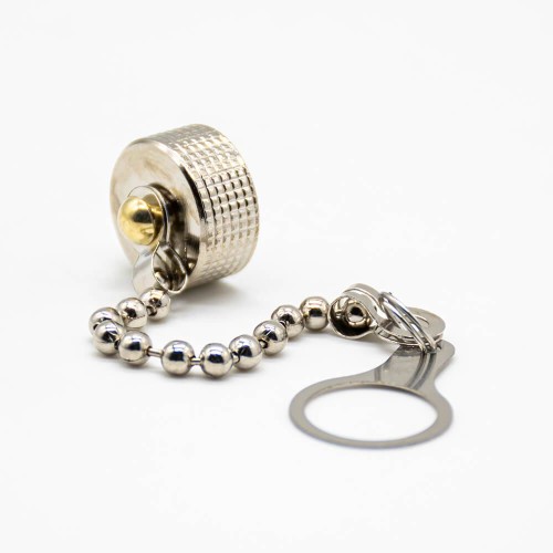 Metal Dust Cap Covers GX12 With Chain