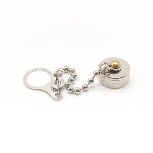 Metal Dust Cap Covers GX12 With Chain