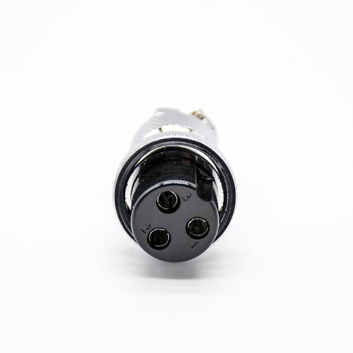 10pcs 3 Pin Flange Mount Connector GX20 Male Female Straight Plug and Socket