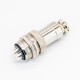 10pcs 7 Pin Round Female Plug Male Socket Straight Aviation Connector GX20