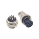 10pcs 7 Pin Round Female Plug Male Socket Straight Aviation Connector GX20