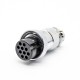 10pcs Circular Aviation Connector GX20 Straight 10 Pin Male Female Plug and Socket