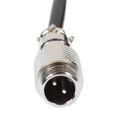 10pcs GX12-2 Pin Male Plug Cable Single Head Socket Connector with Wire 1M