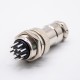 12 Pin GX20 Straight Electrical Connector Male Female Plug and Socket