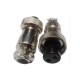 2 Pin Male and Female Plug GX12 Round Straight Aviation Plug 10pcs