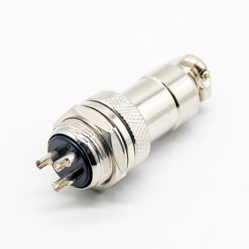 3 Pin Circular Connector Straight GX20 Male and Female Panel Mount