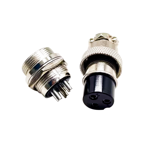 3 Pin Circular Connector Straight GX20 Male and Female Panel Mount