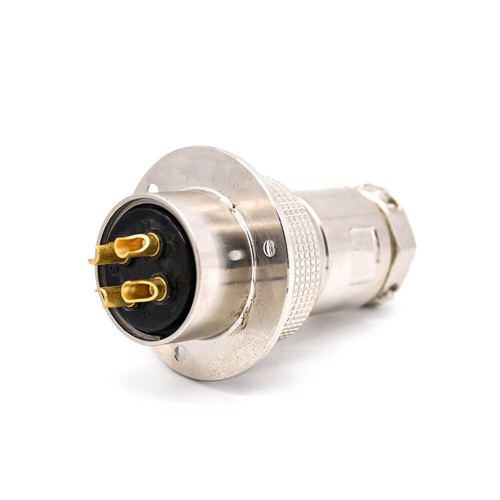 4 Pin Connector Male Female GX35 Straight Cable Metal Female Cable Plug Male Panel Receptacles