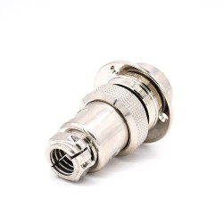 4 Pin Connector Male Female GX35 Straight Cable Metal Female Cable Plug Male Panel Receptacles