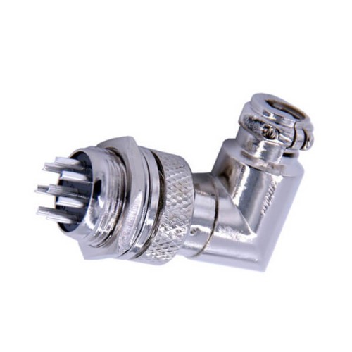 8P Aviation Connector GX16 Right Angled Plug and Socket