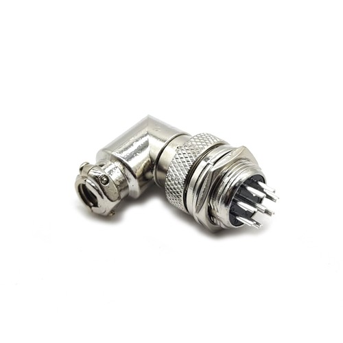 8P Aviation Connector GX16 Right Angled Plug and Socket