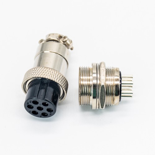 Aviation Cable Connector GX20 Uxcell 7 Pin Round Female Plug Male Socket Straight