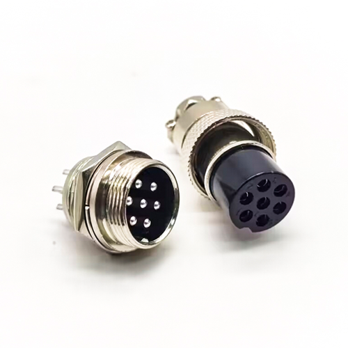 Aviation Cable Connector GX20 Uxcell 7 Pin Round Female Plug Male Socket Straight