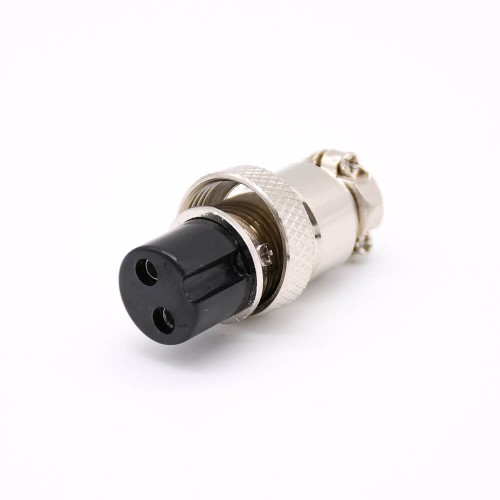 Aviation Plug 2 Pin Female and Male GX16 Straight 16mm Threads Electrical Connector