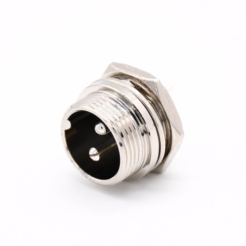 Aviation Plug 2 Pin Female and Male GX16 Straight 16mm Threads Electrical Connector