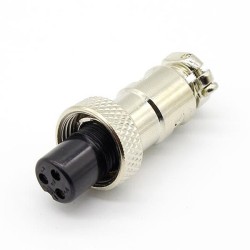 GX12 3pin female plug aviation connector (2pcs)