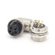 gx 16 aviation Connector 5 Pin Angled Metal Female Cable Plug Male Receptacles