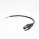 GX12-4 4Pin Male 12mm Screw Mounting Cable Connector Aviation Plug With Cable Length 30CM