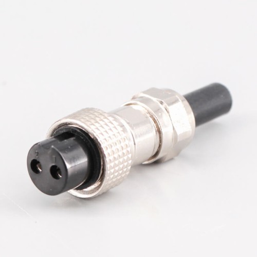 GX16 2 Pin Plug Male and Female Docking Cable Connector Straight Cable Plug IP67 Waterproof