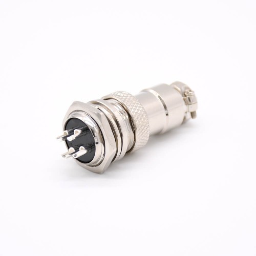 GX16 4 Connector Aviation Male Female Solder Straight Socket and Plug