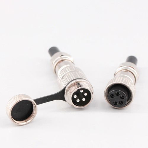 GX16 5 Pin Plug Male and Female Docking Cable Connector Straight Cable Plug IP67 Waterproof