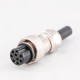 GX16 9 Pin Plug Male and Female Docking Cable Connector Straight Cable Plug IP67 Waterproof