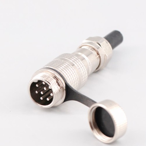 GX16 9 Pin Plug Male and Female Docking Cable Connector Straight Cable Plug IP67 Waterproof