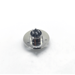 GX16 Aviation Connector 16mm Thread GX16-5 Pin Male Socket 3 Hole Flange with Rubber dust cover