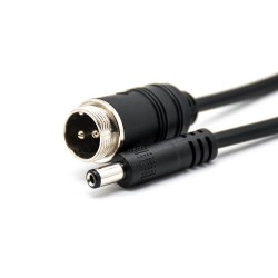 GX16 Connector 2 Pin Male Straight to DC Plug Cable 16cm