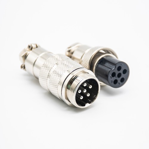 GX20 6 Pin Male Female connector Straight Male Female Docking Cable Plug