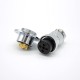 GX20 Aviation Plug 4 Pin Male Socket Female Plug 180 Degree Electrical Connector