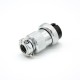 GX20 Aviation Plug 4 Pin Male Socket Female Plug 180 Degree Electrical Connector