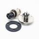 Jack GX16 4p Round Aviation Connector Male Flange Mount Socket and Straight Plug