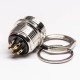 Reversed GX16 Socket 6 Pin Female Socket Aviation Connector